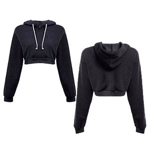 เสื้อครอปมีฮู้ดแขนยาวสำหรับผู้หญิง, สินค้ามาใหม่เสื้อครอปมีขนาดและโลโก้ของผู้ชายสำหรับฤดูหนาว - Product Image 6