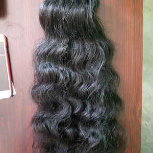 Paquetes de Cabello Natural de Alta Calidad, 100% Cabello Humano Virgen Indio Remy Doble Trama, Color Negro, Ondulado, Sin Procesar, Venta al Por Mayor - Product Image 5