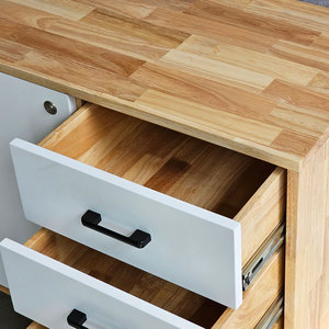 Modern Minimalist Movable Wood Filing <b>Cabinet</b> 80x40x65cm Panel Design Office/Workshop/Bedroom/Home Office Use - Product Image 5