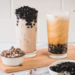 Perlas de tapioca de azúcar moreno para té de burbujas, té de leche boba