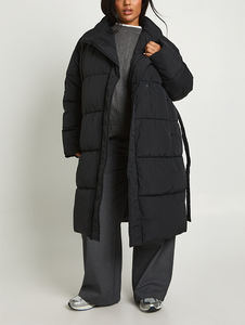 OEM <b>Winter</b> Outdoor Apparel <b>Women</b> Longline Packable Face <b>Padded</b> <b>Coat</b> Hip Hop Streetwear Causal Style Regular Fit Puffer Jacket - Product Image 4