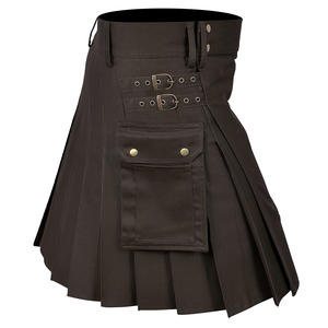 Kilt utilitaire hybride en tartan écossais pour hommes, logo personnalisé et couleurs disponibles, vente en gros de kilts utilitaires de haute qualité aux meilleurs prix - Product Image 3