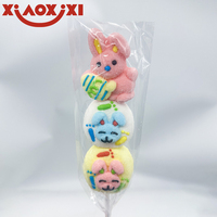 Bonbons gélifiés en forme d'ours de dessin animé personnalisés en gros, boîte de sucettes, fruits et saveurs sucrées, bonbons à mâcher en forme d'animaux, certifiés halal