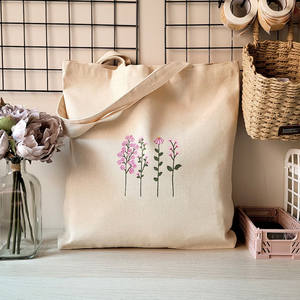 Eco Friendly <b>Reusable</b> Grocery Recycled Carry <b>Shopping</b> <b>Bag</b> With Custom Print Logo Sustainable High Quality Washable 100% Cotton - Product Image 1