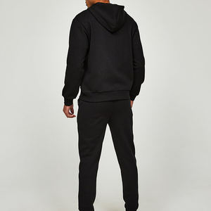 Vente en gros de survêtements avec logo personnalisé pour hommes, sweat à capuche et jogger, ensemble de survêtements de sport pour l'hiver - Product Image 4