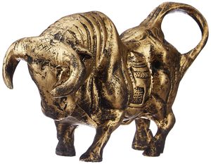 Sculpture de taureau artisanale vaisselle pièce maîtresse métal artisanat Vintage solide taureau Figurine grand et petit objet personnalisé Offre Spéciale - Product Image 3