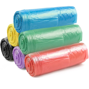 Biodegradable Eco-Friendly <b>Disposable</b> Side Gusset Heat Seal Customizable Kitchen <b>Garbage</b> Plastic Bags Roll for Grocery - Product Image 1