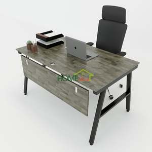 ACONCEPT 140x80 Assembly <b>Desk</b> HBAC007-Durable <b>Computer</b> <b>Desk</b> with Practical Size for Comfortable <b>Computer</b> Use - Product Image 1
