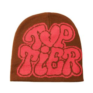 Gorro de lana de punto Unisex personalizado 2025, gorro de Jacquard cálido para invierno con diseño de carta de amor, gorro para exteriores para Jacquard Unisex - Product Image 4