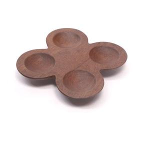 Juego de 3 bandejas de servidor de comida con acabado verde decorativo hecho a mano de alta calidad para el hogar, Hotel, restaurante, servidor de cena, artículos de Catering - Product Image 2