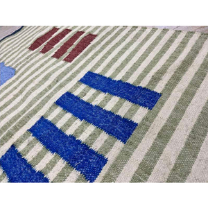Magnifique tapis en jute tressé à la main, design moderne, antidérapant, durable, couleur unie, carré, pour la maison ou le bureau - Product Image 4