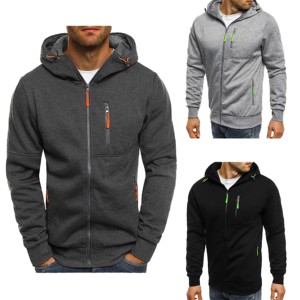 2025 nuevo estilo sudaderas con capucha para hombre sudadera de manga larga diseño de cremallera Sudadera con capucha para Hombre Ropa Deportiva chaqueta Casual - Product Image 1