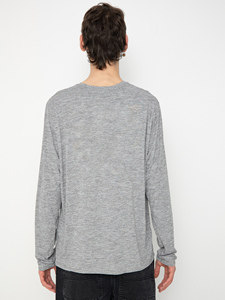 Camisa Formal de cuello redondo para hombre de satén de algodón puro 100% de la más alta calidad, ropa de calle de manga larga, estampado de logotipo gráfico personalizado para hombre - Product Image 4