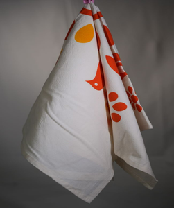 Disposable Hypoallergenic Quick-Dry Eco-Friendly Recyclable Cotton Square <b>Kitchen</b> <b>Towel</b> Set with Floral Print and Custom Logo - Product Image 6