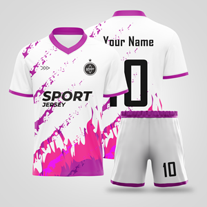 Uniforme de football de nouveau style, uniforme de football respirant, uniforme de football de couleur unie - Product Image 5
