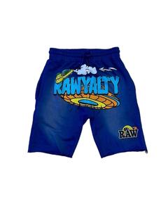 Ensemble de shorts pour hommes vintage délavés à l'acide, style streetwear, respirant, confortable, impression numérique, 100% coton - Product Image 4