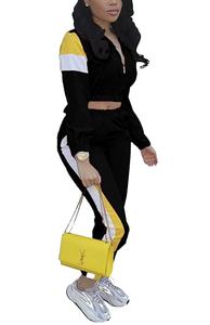 <b>Women</b> Casual Tracksuit, 2 Piece Zip Top and Elastic Waistband Tracksuit, <b>Women</b> <b>Windbreaker</b> Tracksuit Set 2026 - Product Image 3