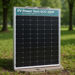 Panel Solar Monocristalino PERC PV Power Tech ECO 320H con Frente de Vidrio y Caja de Conexiones IP67 - Product Image 3