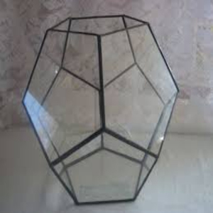 Terrarium en verre de haute qualité bon marché ou Vases en verre de forme géométrique pour plantes dans des tailles et un design personnalisés pour la décoration du salon - Product Image 1