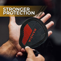 Poignées en caoutchouc d'haltérophilie antidérapantes de haute qualité coussinets de paume respirant Powerlifting néoprène matériel coussin de Protection de paume