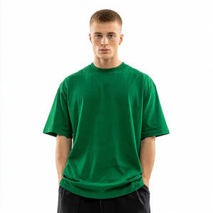 T-shirt à épaules tombantes pour homme, vêtement de mode, léger, surdimensionné, streetwear, manches courtes, 100% coton tissé - Product Image 6