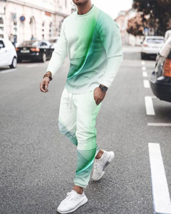 Nuevo chándal personalizado de alta calidad para hombre, chándal de moda ajustado con bloque de color de dos tonos, el último chándal de diseño superior - Product Image 2