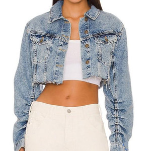 Comfortable Breathable Lightweight Jeans Jacket Best Quality Hot Sale Cover Button Women Jeans Jacket Made in Pakistan