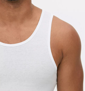 Débardeur de sport pour hommes de haute qualité gilet de gymnastique tricoté en coton-polyester chemise intérieure fabriquée au Bangladesh Chine - Product Image 3