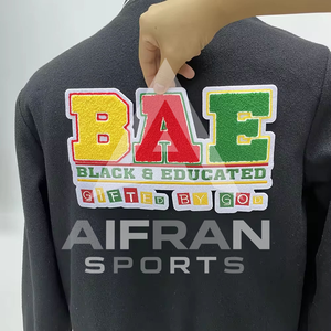 Parches Bordados en 3D Personalizados Aifran - Insignias con Logotipo Computarizado Profesional para Uniformes y Chaquetas de Equipo - Product Image 3