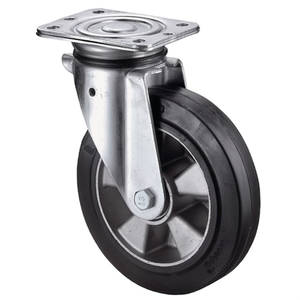 Rueda Giratoria para Muebles con Capacidad de Carga de 450 kg, Diámetro de Rueda de 200 mm, Goma, 135 mm x 110 mm, Rueda BS - Product Image 3
