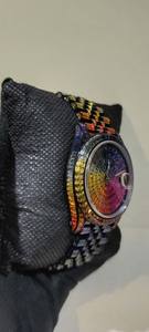 Nuevo Reloj de Pulsera Mecánico Automático de Acero Inoxidable con Diamantes de Moissanita VVS Coloridos en Corte Baguette, Moda de Lujo para Hombre - Product Image 5