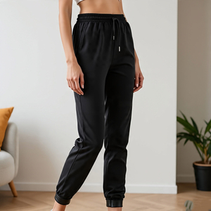 Custom Loose Fit <b>Trousers</b> Wide Leg Sweatpants Men's 100% Cotton <b>Fleece</b> French Terry Double Waist Straight Flared Sweatpants Men - Product Image 4