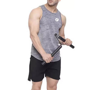 Camiseta sin mangas informal personalizable para hombre, tejido de punto transpirable de secado rápido, disponible en colores personalizados de talla grande, novedad de 2025 - Product Image 5