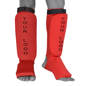 Protège-tibias et jambières durables personnalisés pour le kickboxing et l'entraînement MMA offrent une protection des pieds dans les arts martiaux - Product Image 1