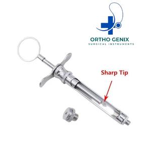 Ortho Genix OG-34 Seringue d'aspiration manuelle dentaire de haute qualité 1.8ml Instrument de classe I certifié CE en acier inoxydable - Product Image 2