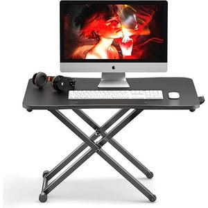 BONTEC 650mm <b>Stand</b> up Converter <b>Desk</b> for Screens Height Adjustable Monitor Arm <b>Riser</b> Supports up to 10kg - Product Image 1