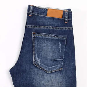 Jeans pour hommes de dernière génération, coupe ajustée, poids lourd, tendance actuelle, denim de qualité supérieure, lavage à la pierre, service OEM - Product Image 6