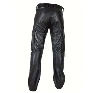 Pantalones de Cuero para Hombre, Calidad Premium, Cuero Suave, Costuras Duraderas y Cómodas, Perfectos para la Oficina y Atuendos Casuales - Product Image 2