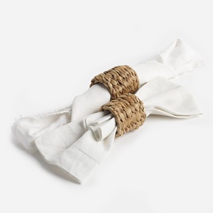 Ensemble de porte-serviettes en jacinthe d'eau à bon prix, anneaux décoratifs de qualité supérieure pour serviettes de table - Product Image 5