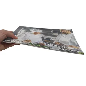 Silk-coated Paper Custom Cover Design and Interior Stapled Booklet Menus Printing