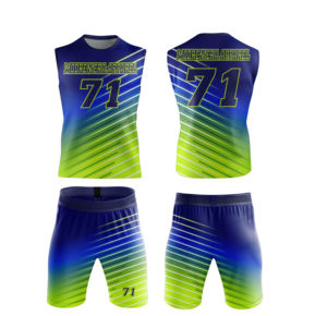 Uniforme de football 7 contre 7 personnalisable de haute qualité 2025, uniforme de compression sublimé, uniforme de football américain 7 contre 7, ensemble d'uniformes de flag football - Product Image 3