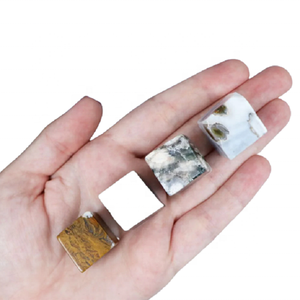 Cube de jaspe d'océan, Cube de pierre de cristal de géométrie sacrée, pierre de guérison Reiki, propriétés géométriques métassiques, vente en gros - Product Image 6