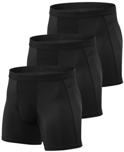Shorts de cyclisme pour hommes, rembourrés en silicone, respirants, à séchage rapide, en tissu Spandex/Polyester, taille XL - Product Image 1
