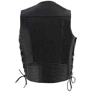 Latest Leather <b>Vest</b> High Quality Windproof And Warm <b>Heated</b> Stylish Unique Design Sleeveless <b>Vest</b> 100% Genuine Mens Leather <b>Vest</b> - Product Image 5