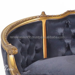 Living Room Sofa Furniture Serial Number 5505 Mahogany Frame Soft Foam Seat And <b>Backrest</b> Soft Fabric - Product Image 5