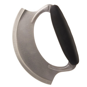 ด้ามไม้ทำพิซซ่าด้ามโค้งสแตนเลสเกรดอุตสาหกรรมงานตามสั่ง - Product Image 2