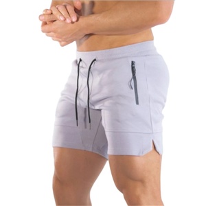 กางเกงขาสั้นออกกำลังกายเอวสูงสำหรับผู้ชาย ผ้าฝ้าย 100% แห้งเร็ว กันน้ำ ระบายอากาศได้ดี - Product Image 4