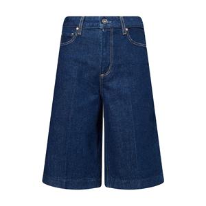 High Quality Canvas Denim Shorts Fashion High Waist Blue <b>Jeans</b> Casual Pants Elastic Waist <b>Drawstring</b> <b>Men</b> Denim Quick Dry - Product Image 1