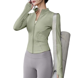 Top de Yoga Personalizado Transpirable de Nailon y Elastano, Chaquetas de Fitness para Mujer, Media Cremallera, Ligeras y Cómodas para Gimnasio y Entrenamiento - Product Image 4