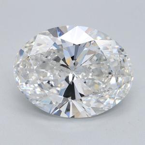 IGI 4.08 Ct Lab Grown Oval Cut Diamond VS1 Clarity F Colour for Eco-Friendly <b>Jewelry</b> Making Loose Her Ring - Product Image 1